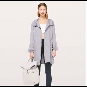 LULULEMON City Stroll Jacket 6 Tencel Silverscreen